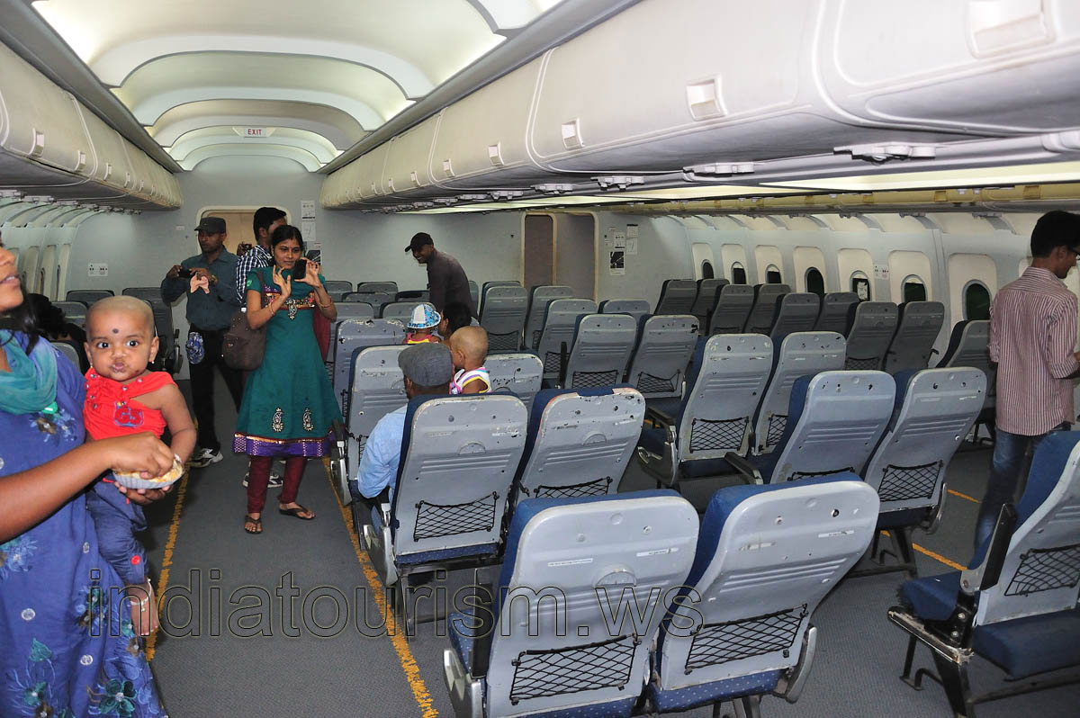 Inside a fictional plane