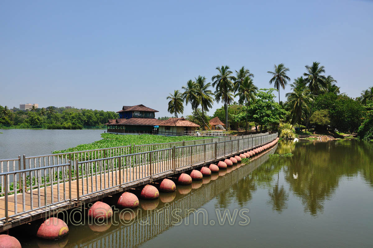 romantic floating bridge