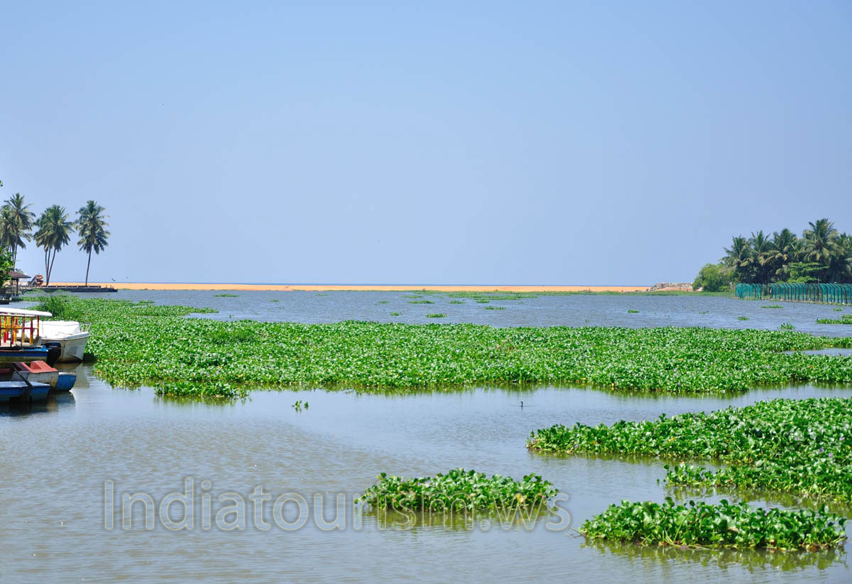Veli lagoon is separated by a sandbar from the sea