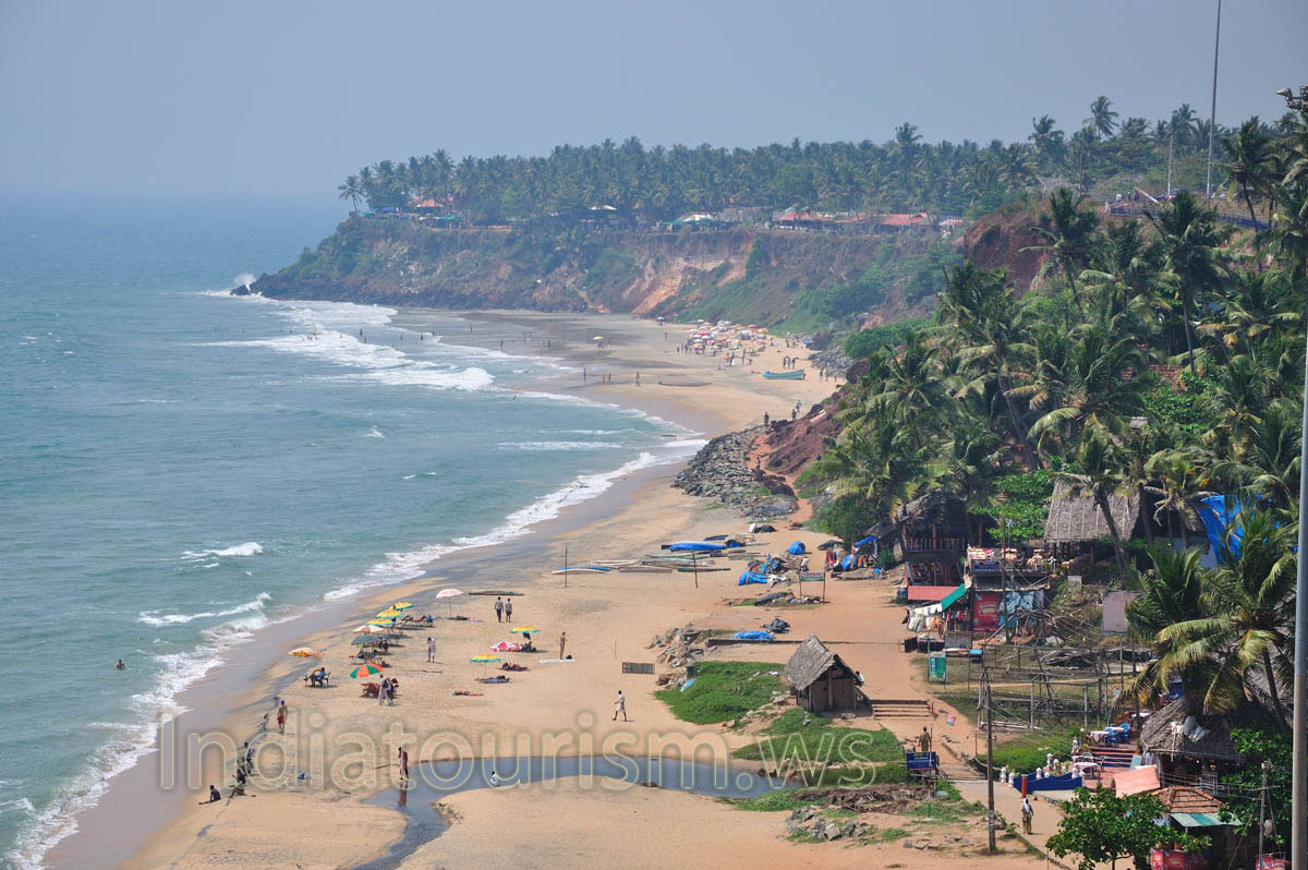 papanasam beach from the bird's eye view