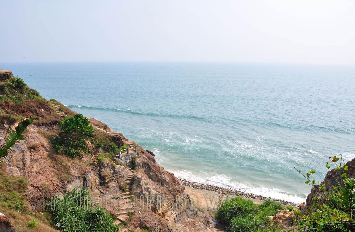 you can go down to the sea by stairs