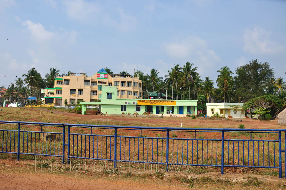 three storey building on the northern cliff