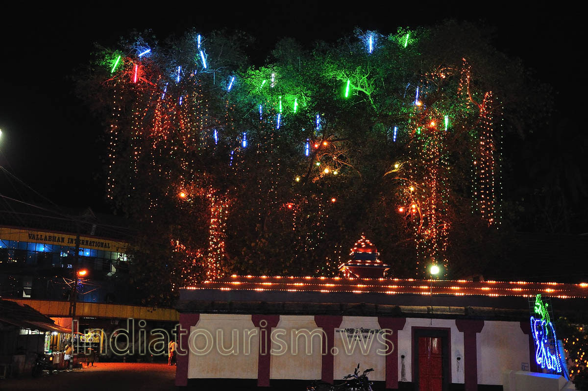 night festival lights near vallabhan international