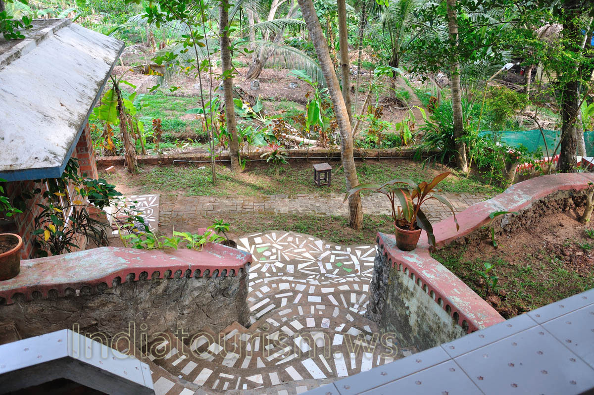 view from the porch of Hillside cottage