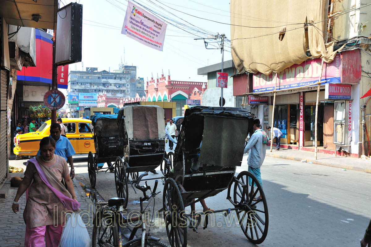 In the distance one can see small towers of New market