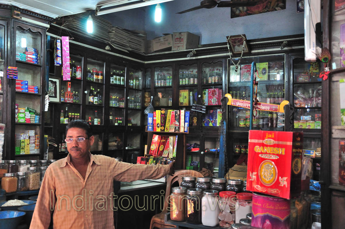 inside new market - incense sticks and toothpastes
