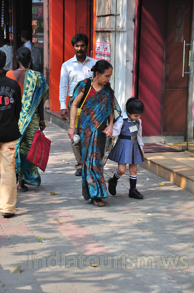 Here are grandmother and granddaughter at the Park Street