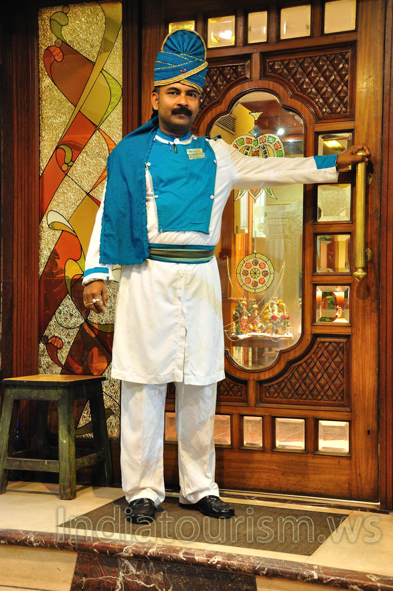 The porter of Maharaja restaurant