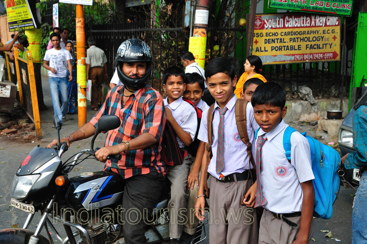 Here are joyful schoolboys
