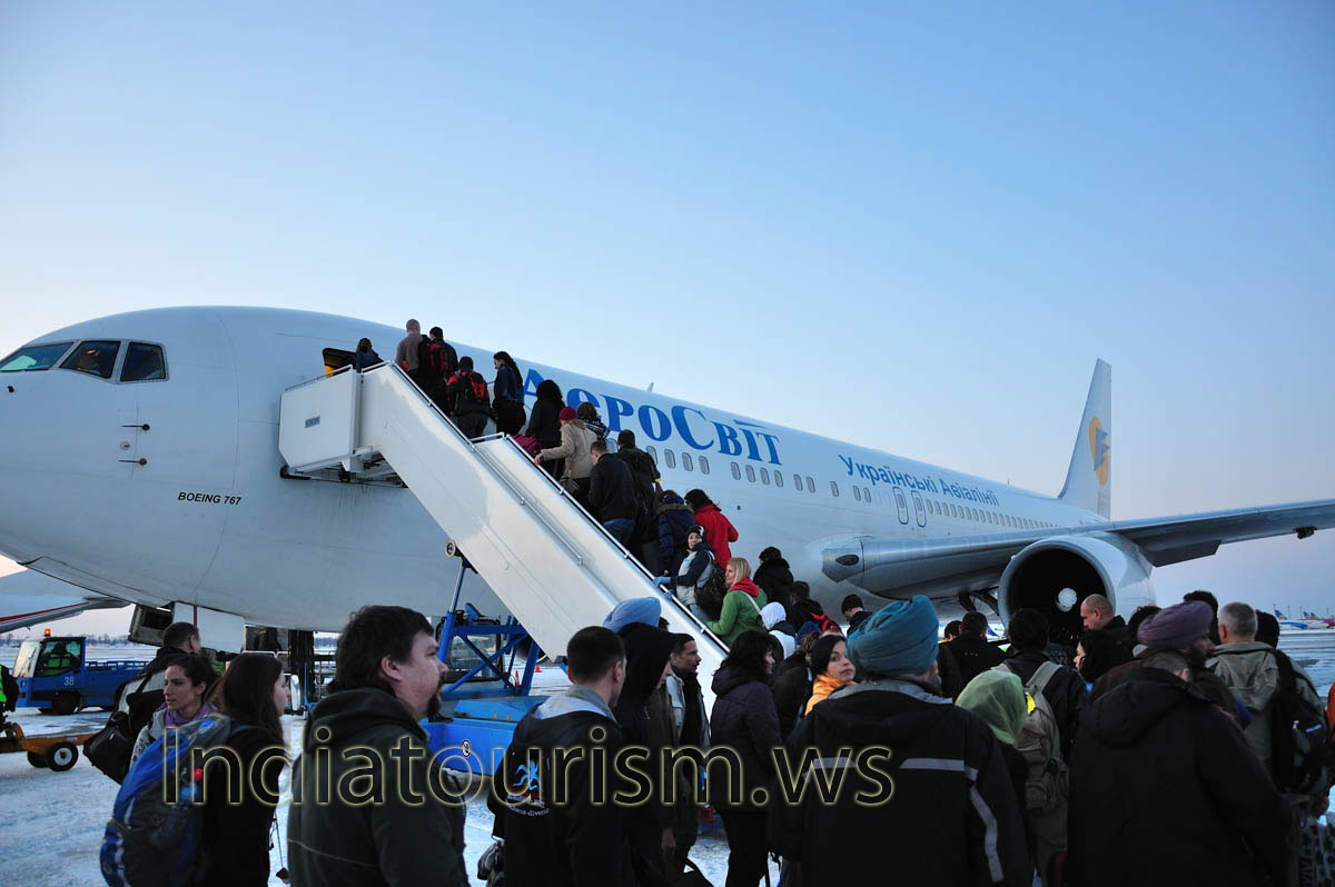 boeing 767 'Kiev - New Delhi'