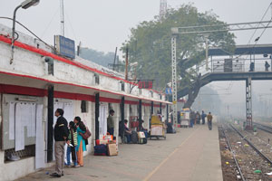 Paper schedule is quite complex, it is easier to ask someone about the train