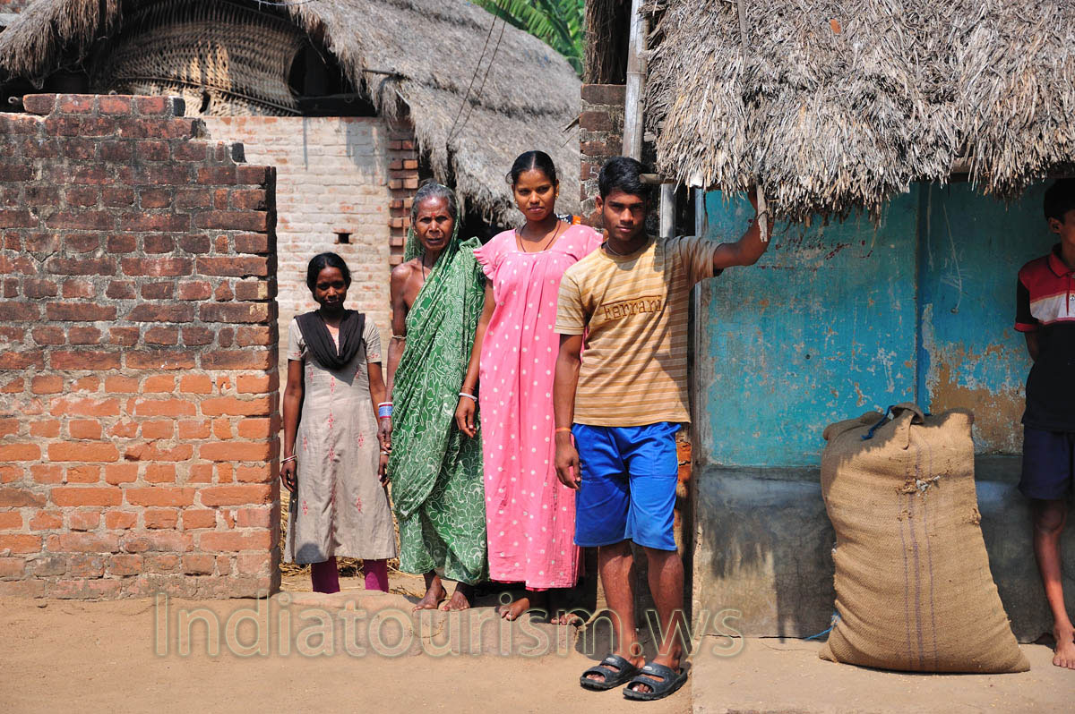 indian village family