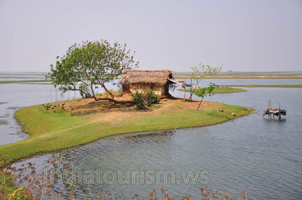 Fairytale house on the island