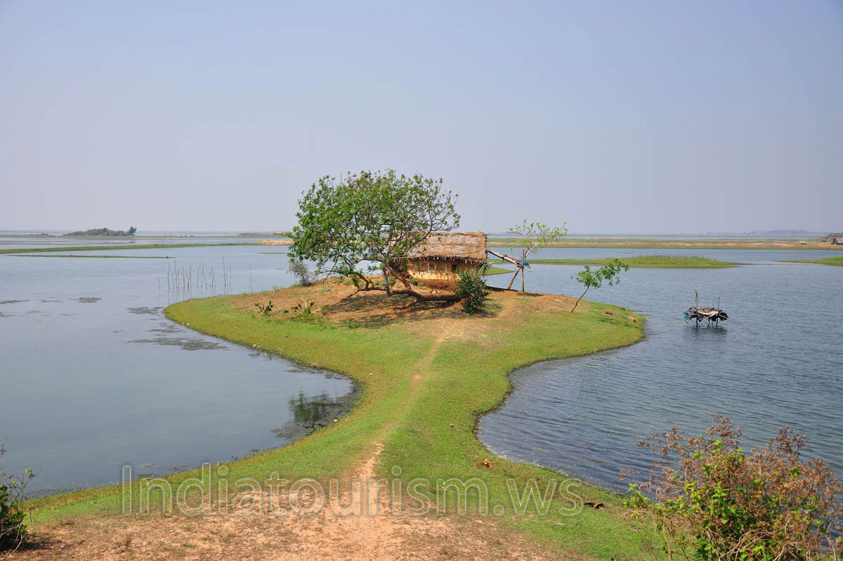 Path on romantic island