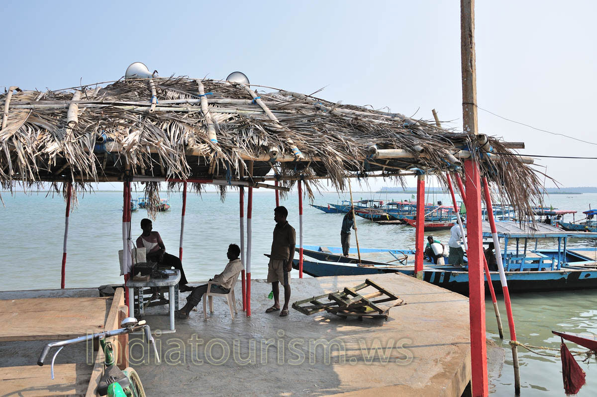 Here you can take a boat