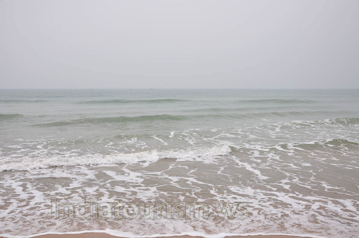 It is dangerous to swim here because of the treacherous undercurrents