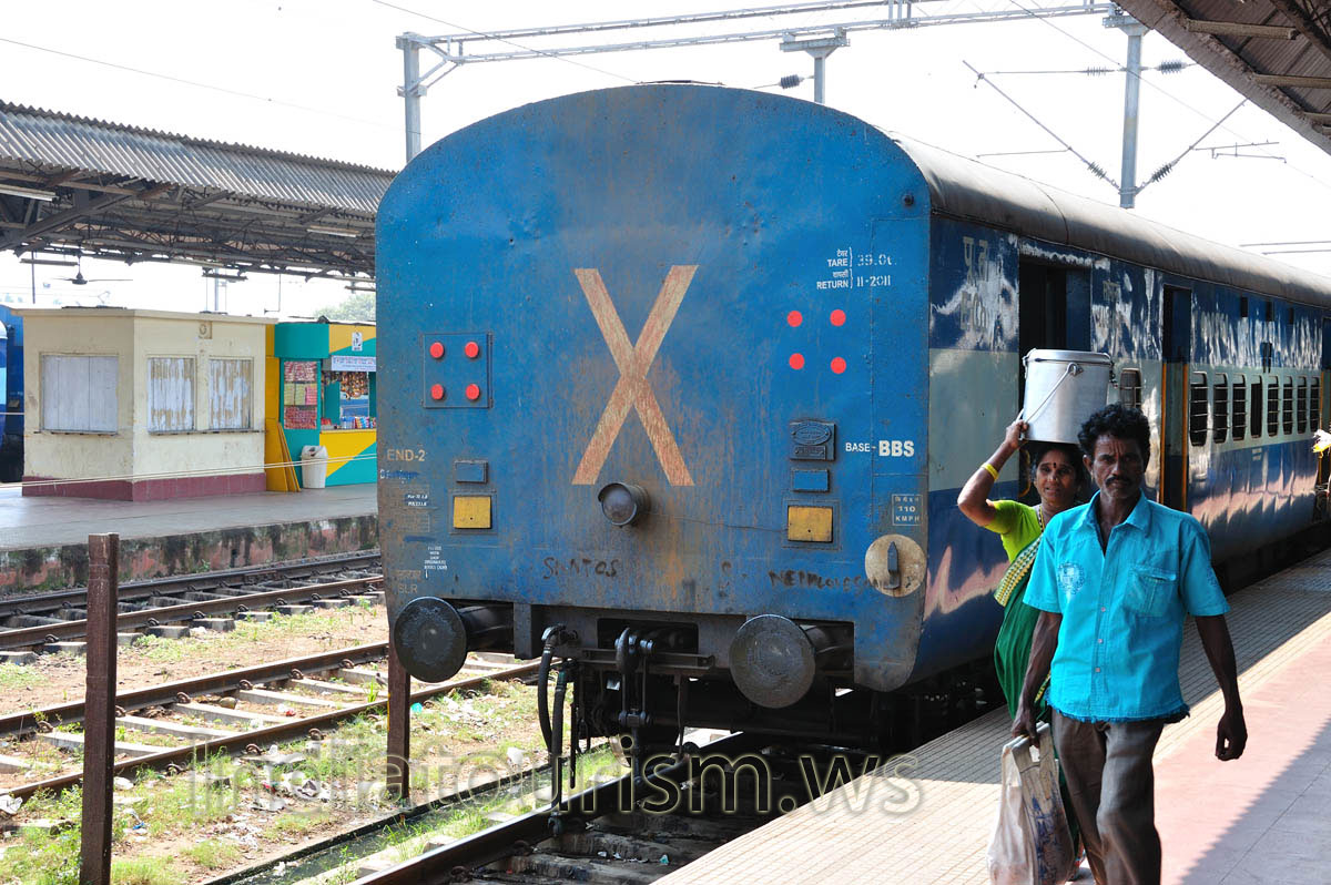 The wagon of the Indian train