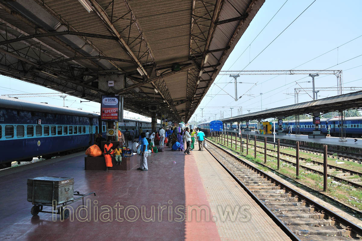 Railway station in Puri