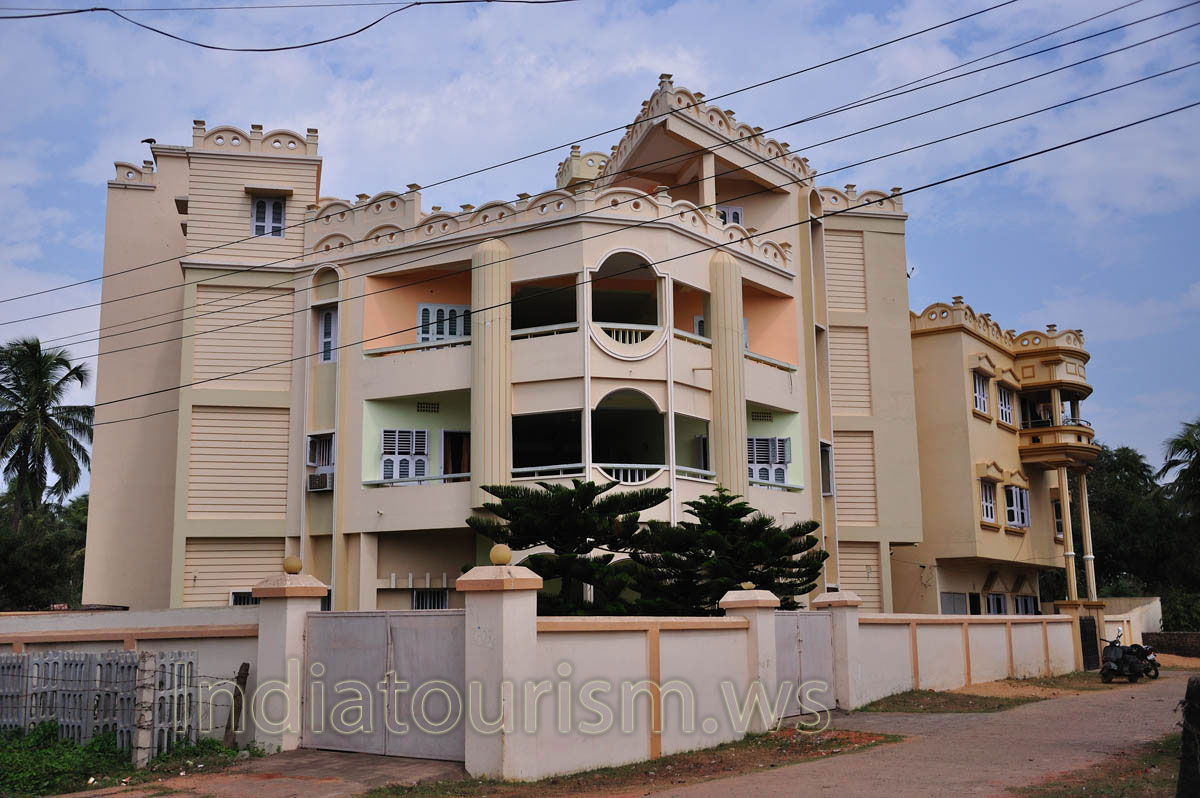 The modern building in Puri