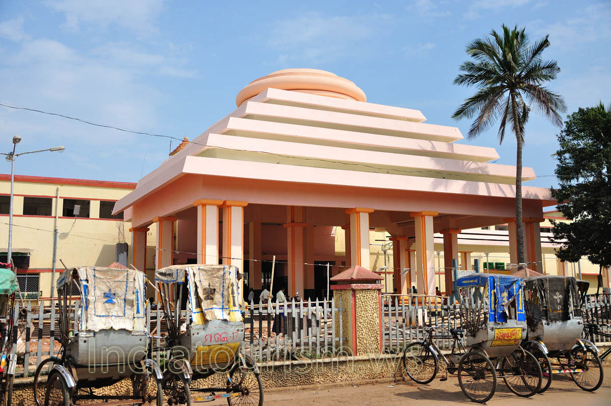 The railroad station