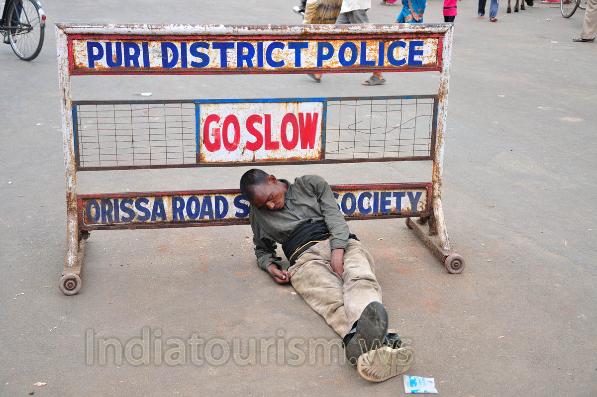 He is really Goes slow