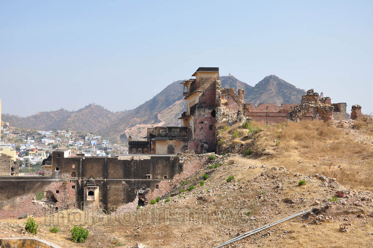 Some buildings were destroyed by the time