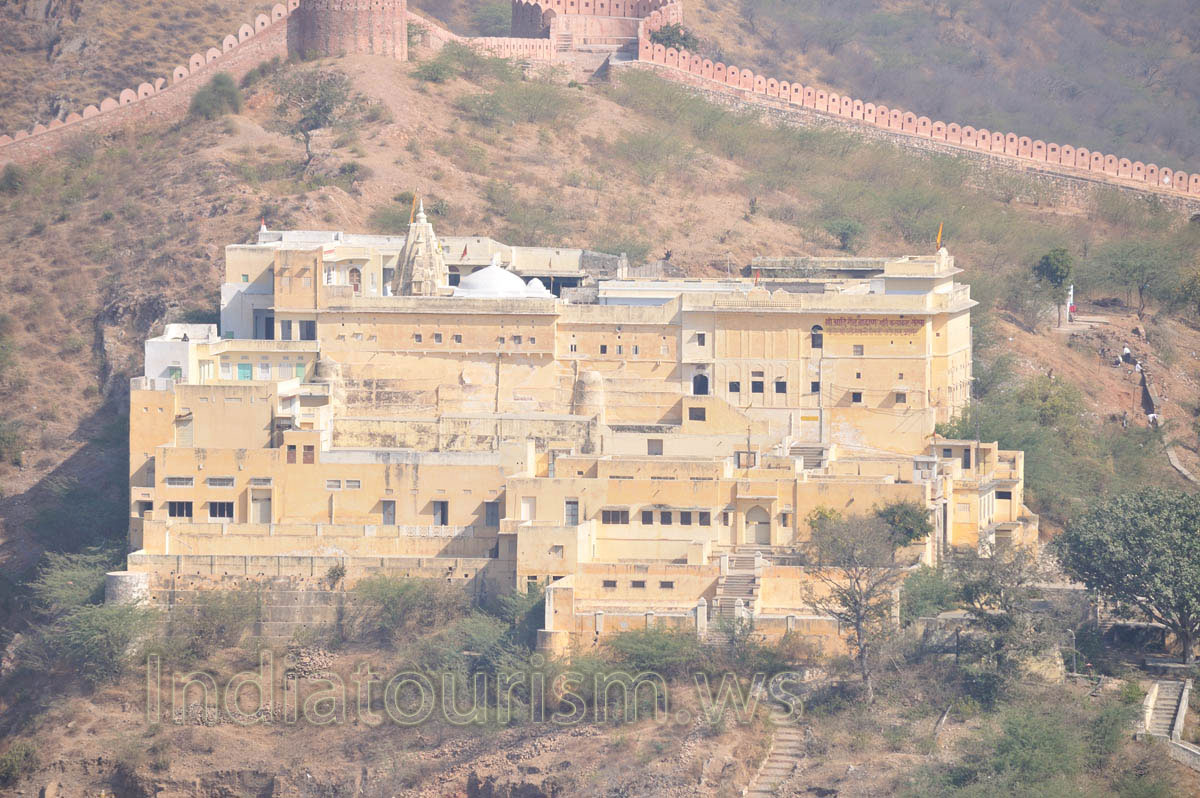 Buildings are protected by the defensive walls