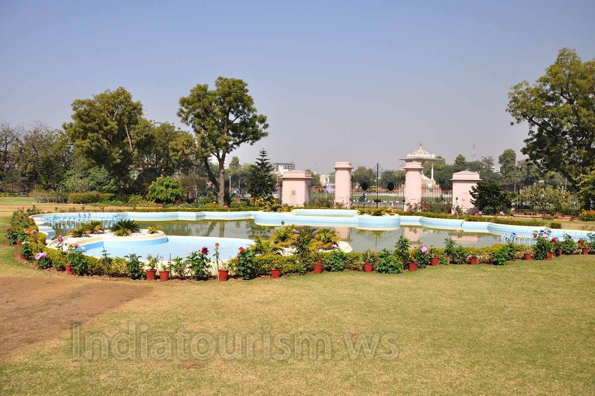 There is an artificial pond inside the territory of Birla Institute of Scientific Research