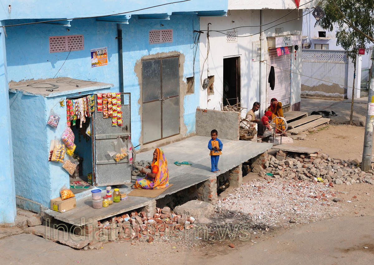 people at the street look at us with smiles