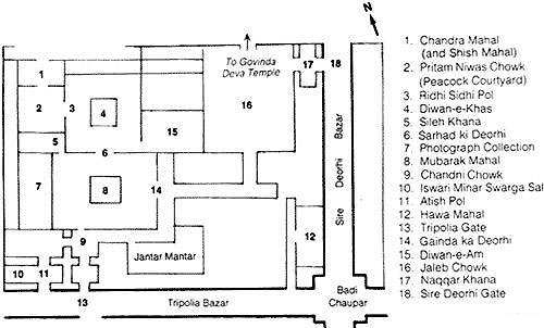 the plan of the city palace