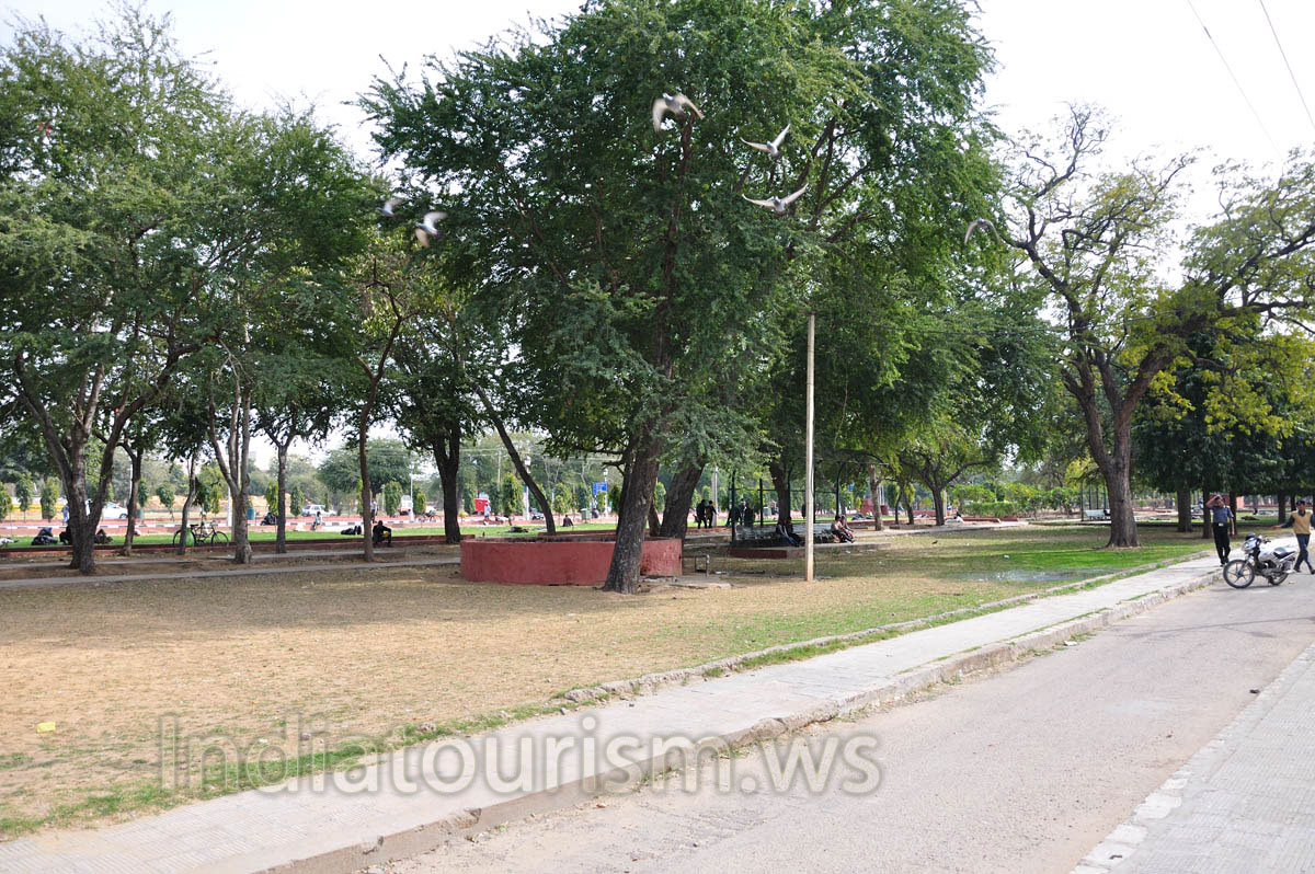 Lawns in Ram Niwas garden