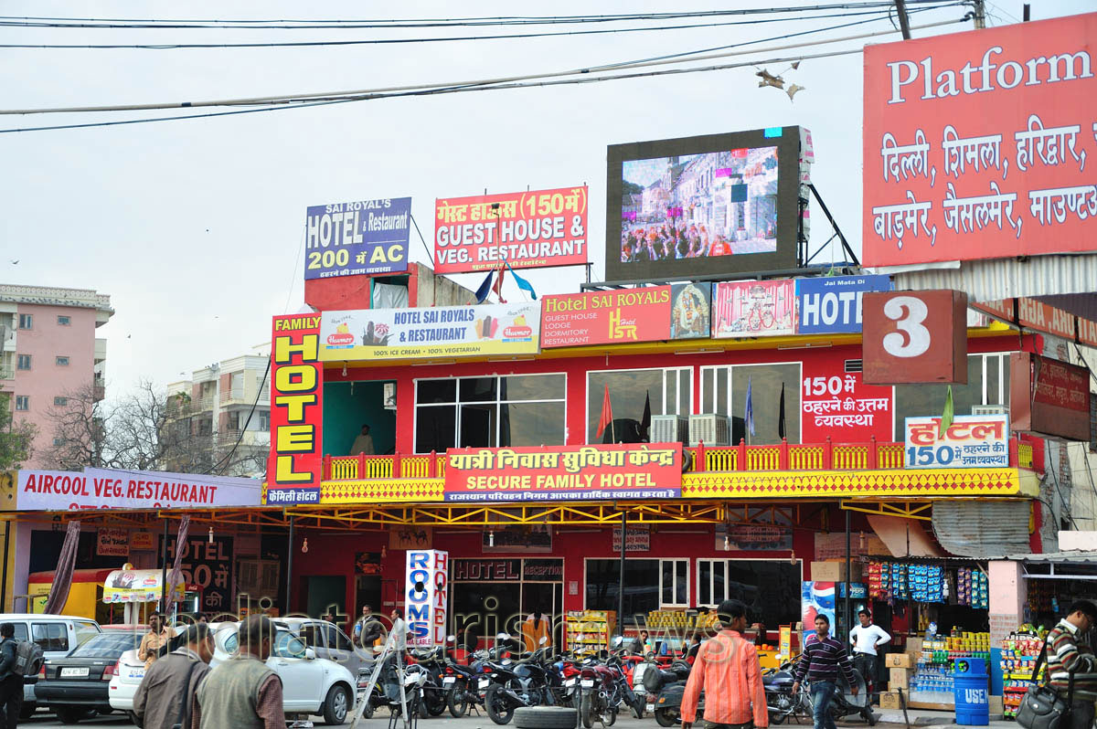 Central bus station in Jaipur