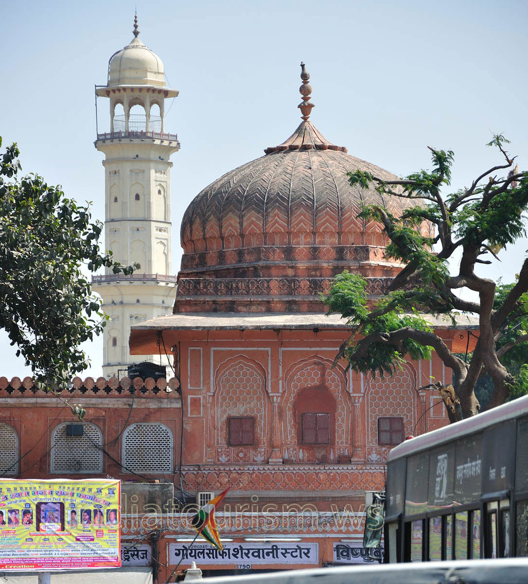 Rajput architecture tower and Isar Lat