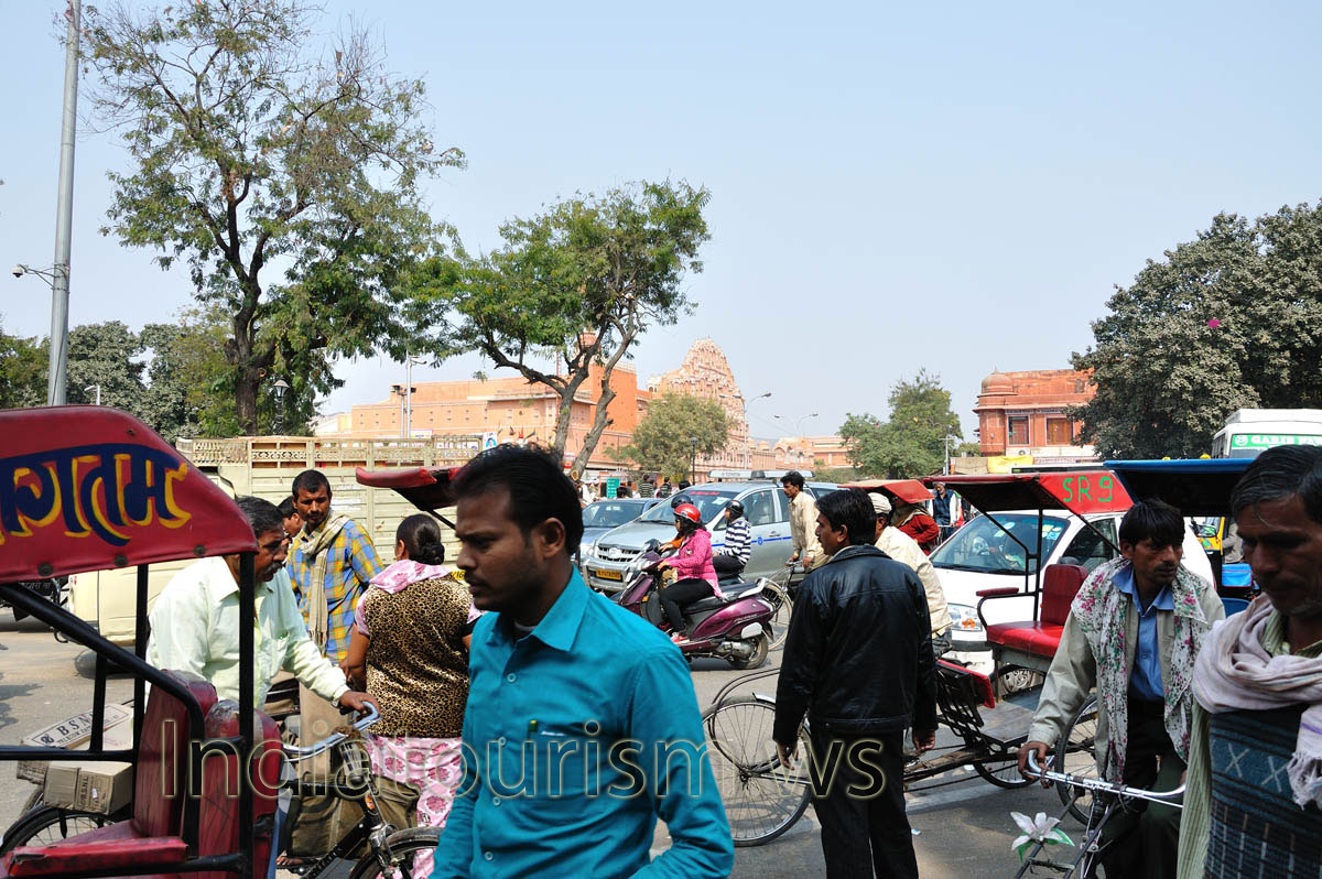 Hawa Mahal view from Badi Chaupad