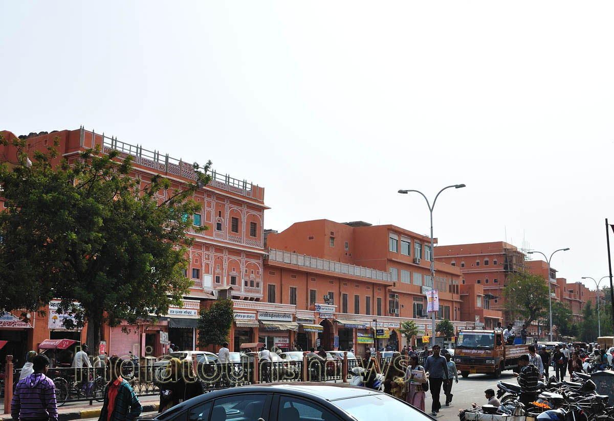 Chaura Rasta, the wide street that lies in front of Tripolia Gate