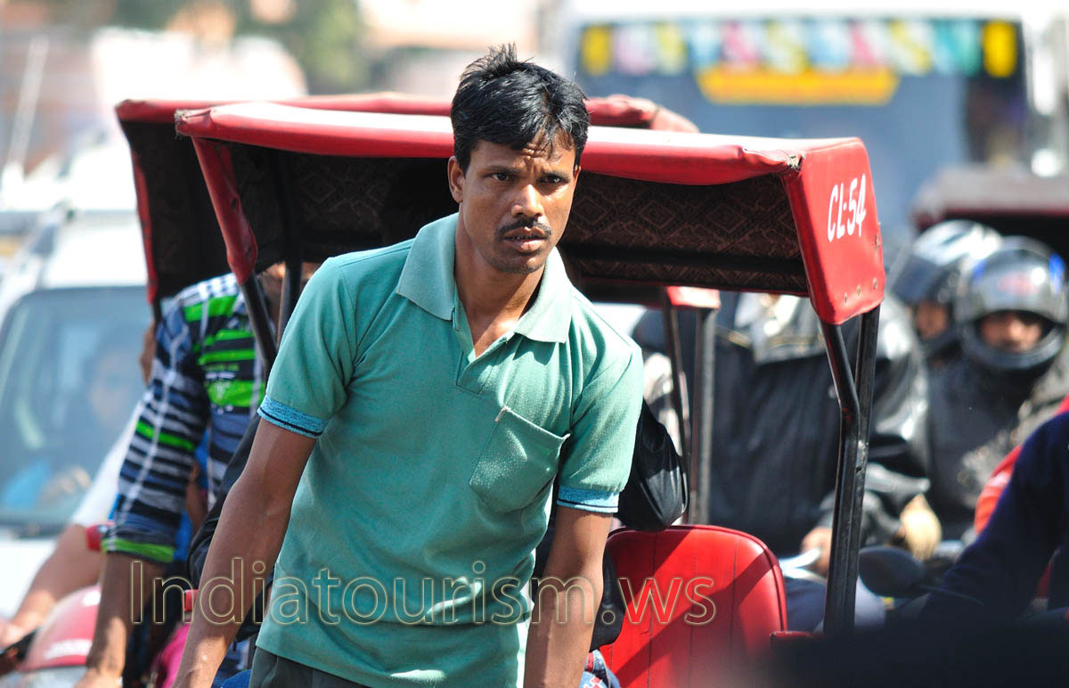 faces of Jaipur: cycle rickshaw driver