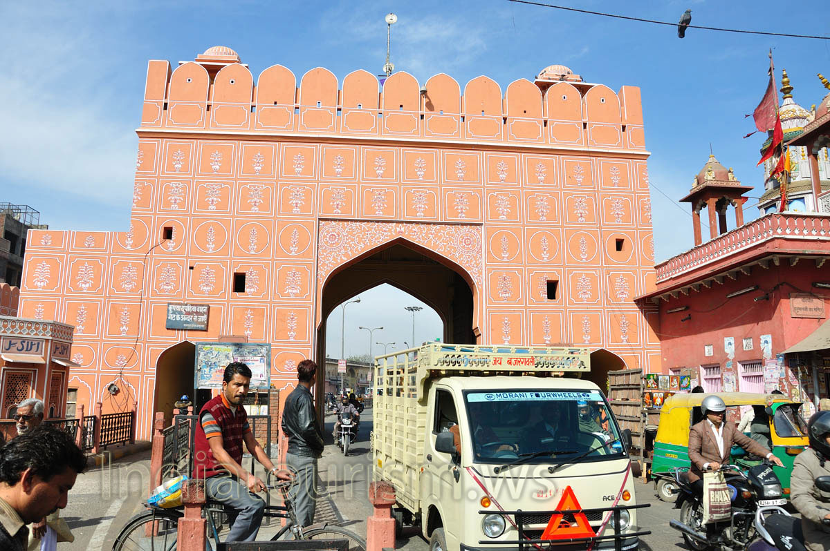 Chandpole Gate view from Chandpole Bazar