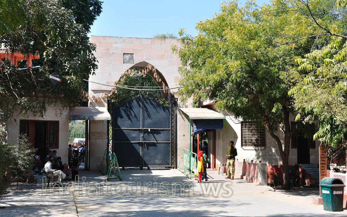 After the entrance to the zoo you should show to the policeman your ticket