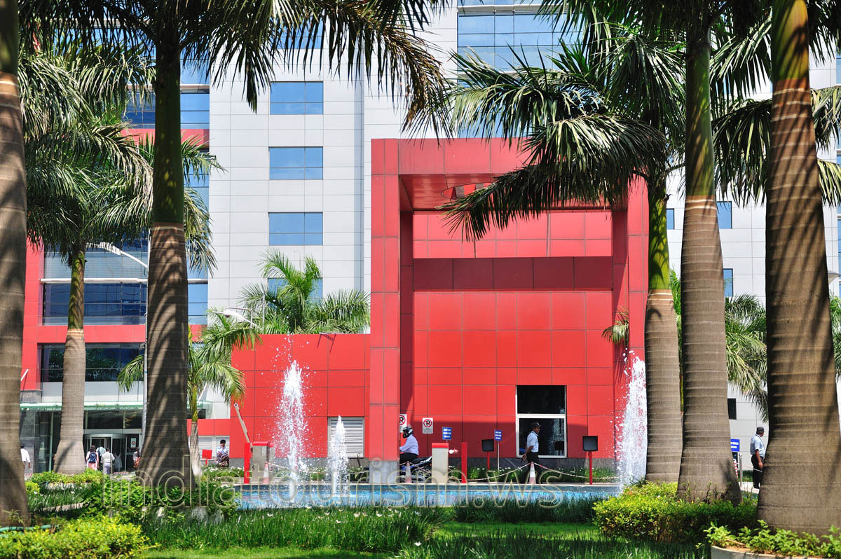 entrance to the technology park Olympia