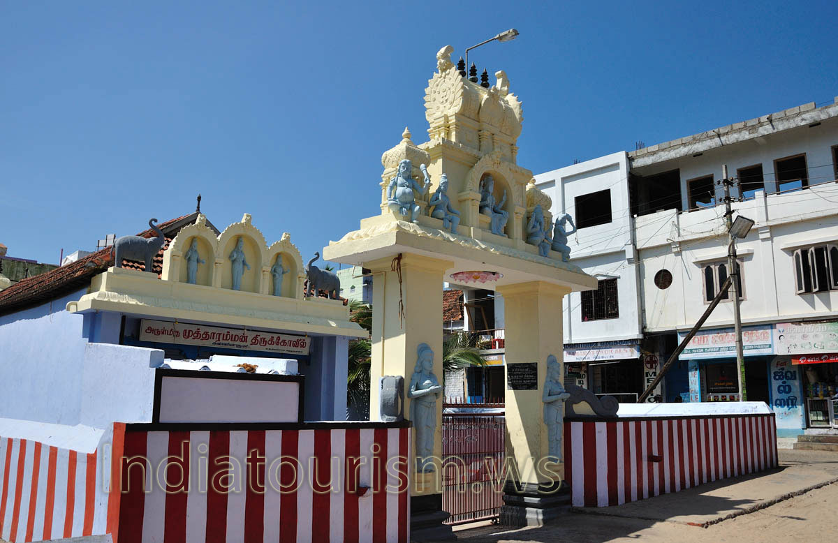 temple near the hotel Sivamurugan