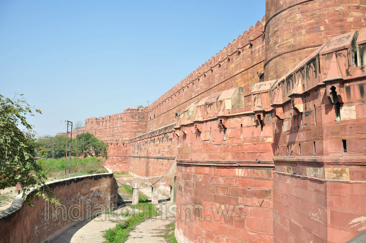 The trench is not only deep but also wide