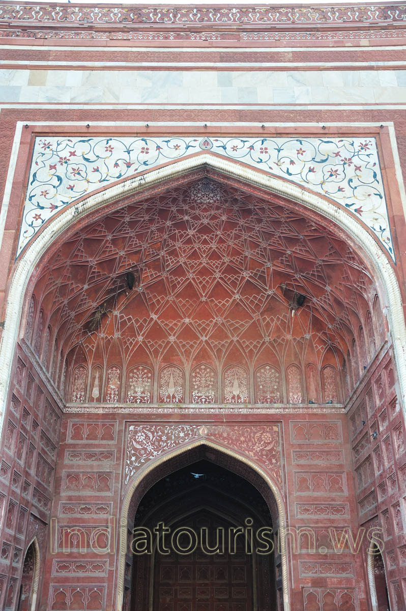 The entrance arch of the Guesthouse