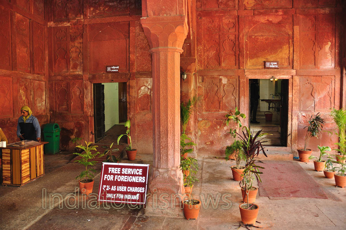 restroom is free for the foreigners