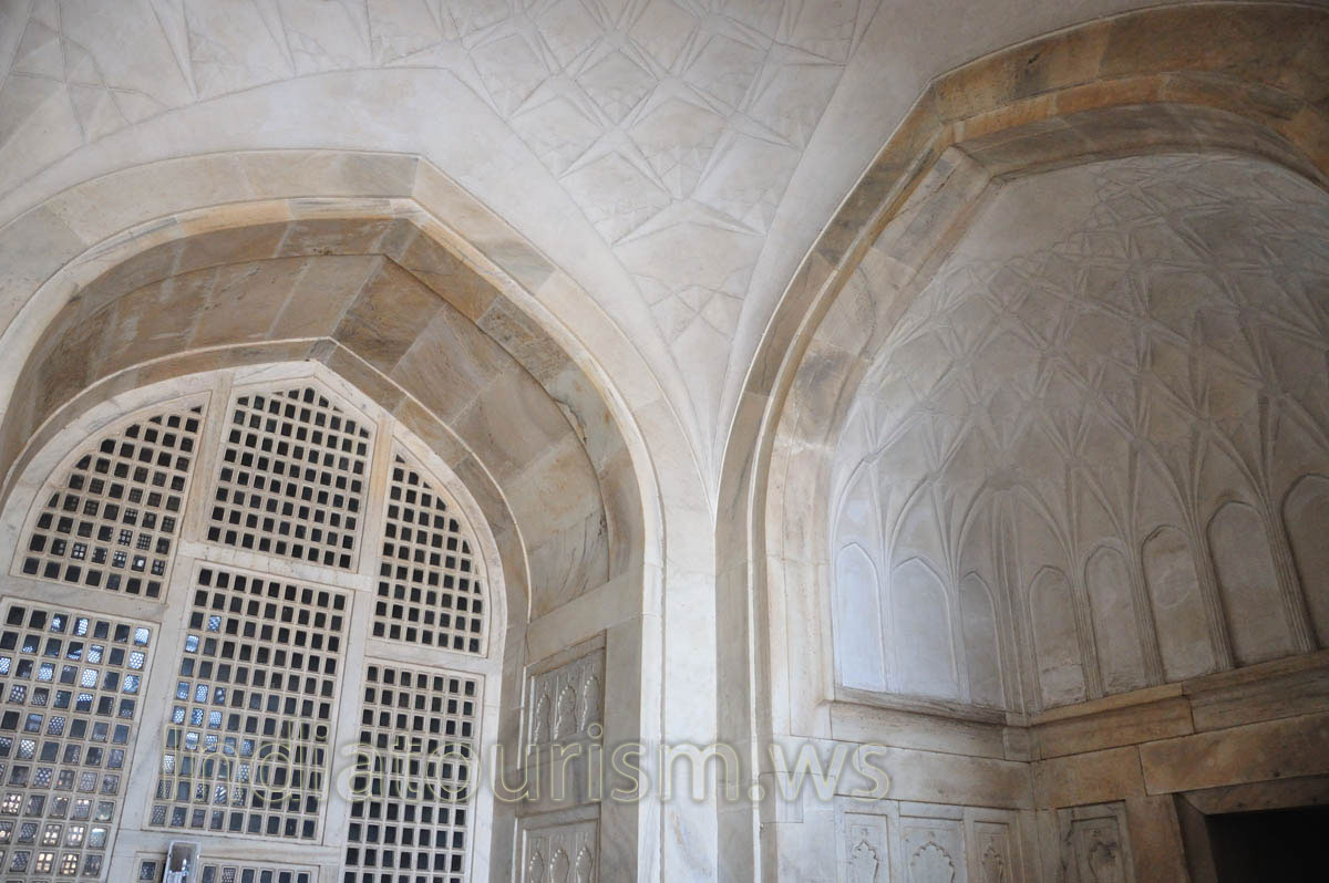 Arch inside the Taj Mahal