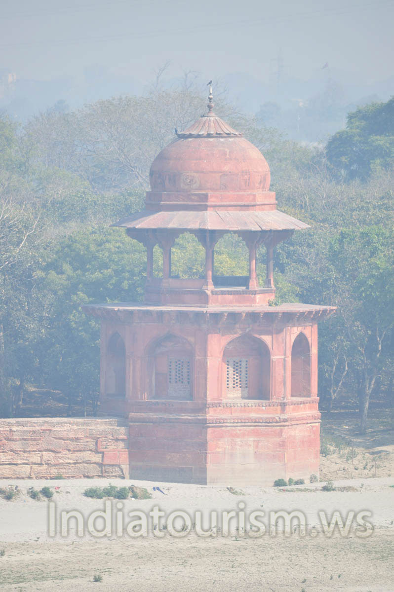Watchtower on the northern bank of the Yamuna river