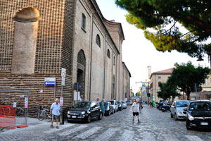 The street of Corso Papa Giovanni XXIII