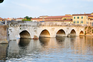 The Bridge of Tiberius is a Roman bridge