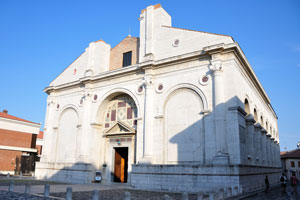 The Tempio Malatestiano is the cathedral church of Rimini