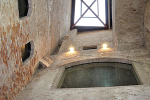 The interior of Castel Sismondo