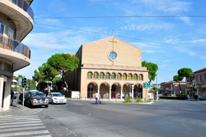 The church of San Nicolo is located near the Rimini railway station